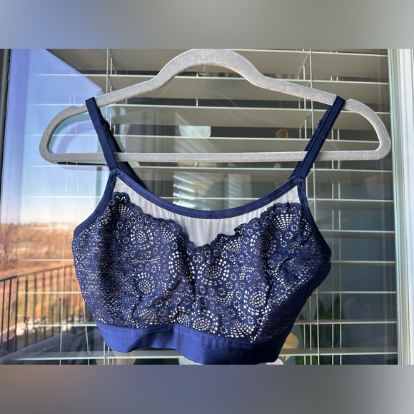 🔥Soma Bralette Geo Mesh Scoop Neck Convertible Straps - Picture 4 of 9